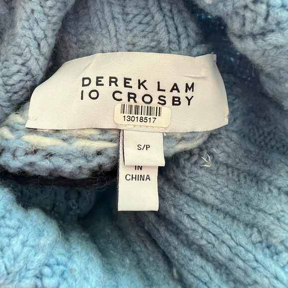 Derek Lam 10 Crosby Diagonal Fair Isle Turtleneck - Picture 15 of 16